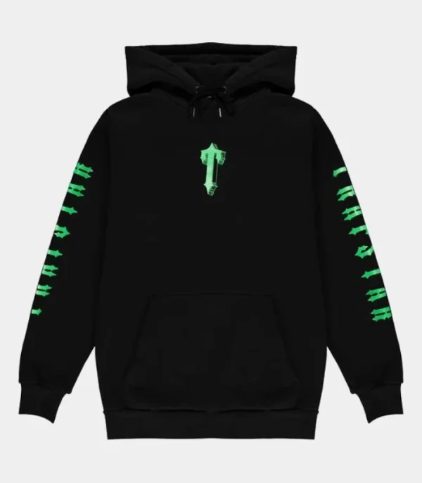 Trapstar Dave Black-Green Hoodie