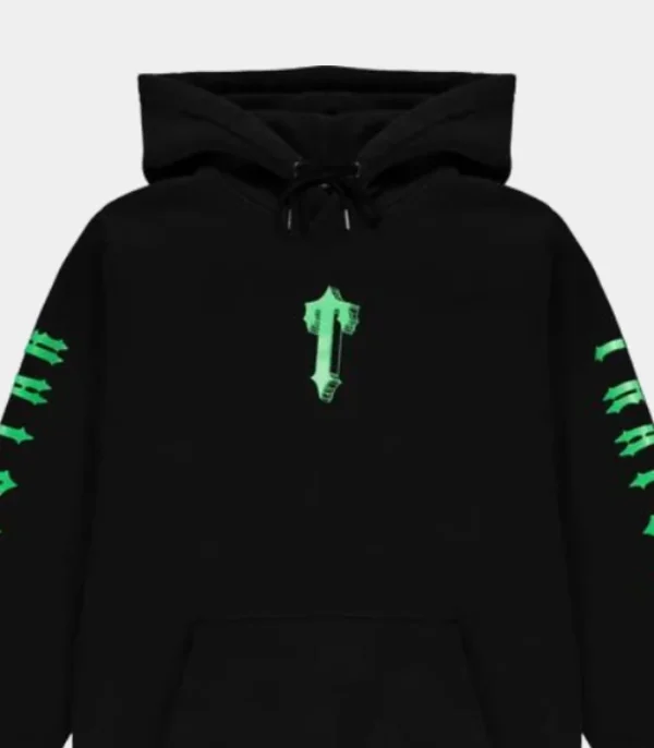 Trapstar Dave Black-Green Hoodie