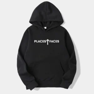 Black Trapstar Places T-Faces hoodie
