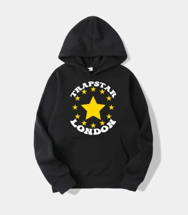 Trapstar Stars London Black Hoodie