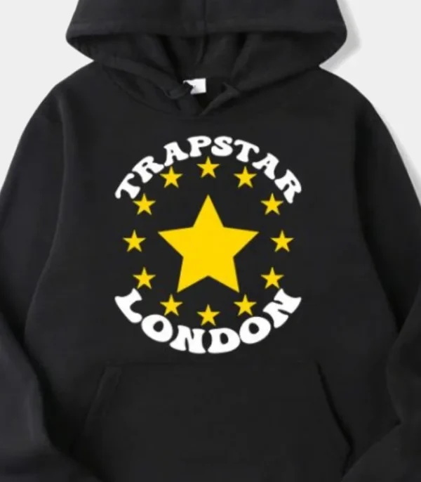 Trapstar Stars London Black Hoodie