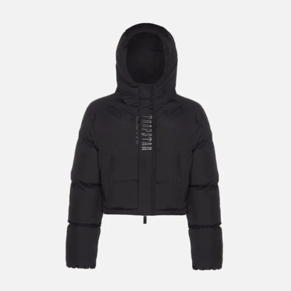 Women's black Trapstar Decoded jacket
