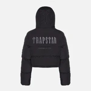 Women's black Trapstar Decoded jacket