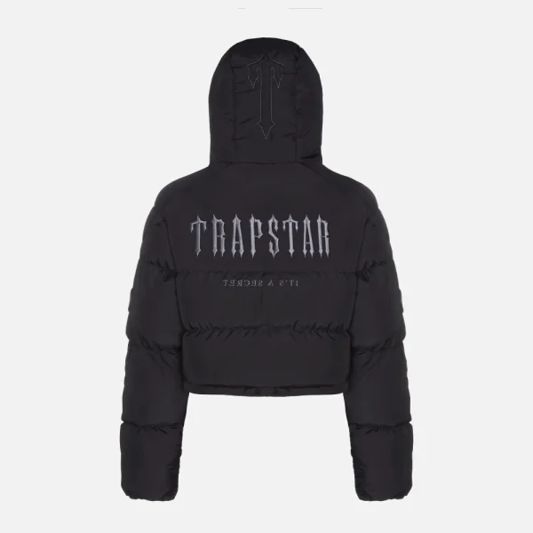 Women's black Trapstar Decoded jacket