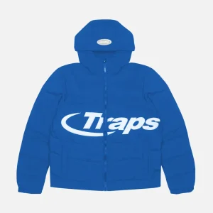 Blue Trapstar Hyperdrive hooded jacket