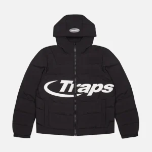 Black Trapstar Hyperdrive hooded jacket