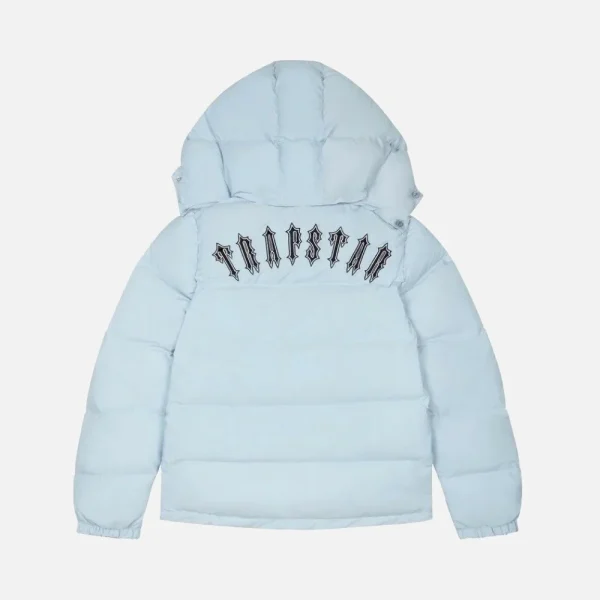 Baby blue Trapstar Irongate hooded jacket
