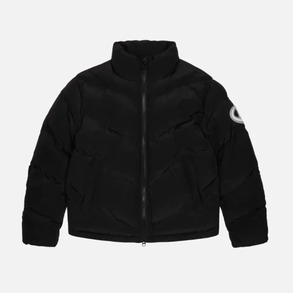 Black Trapstar Hyperdrive Panel V padded jacket