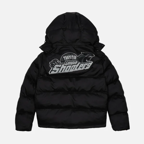 Black Trapstar Shooters padded jacket