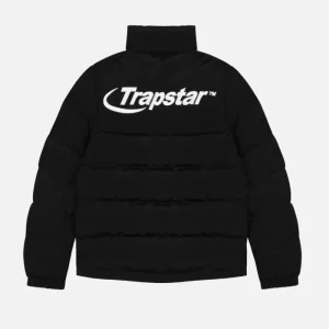 Black Trapstar Hyperdrive padded jacket