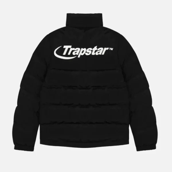 Black Trapstar Hyperdrive padded jacket