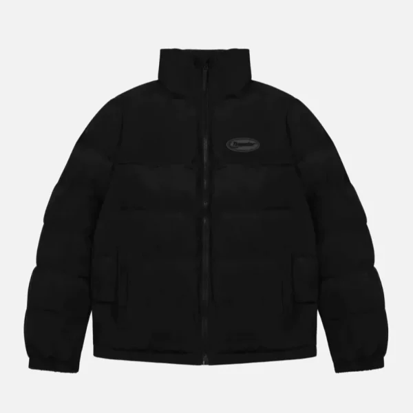 Black Trapstar Hyperdrive padded jacket