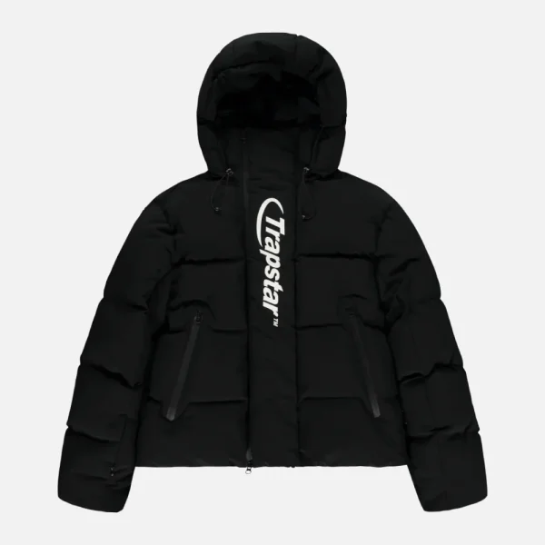 Black Trapstar Hyperdrive technical padded jacket