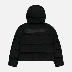 Black Trapstar Hyperdrive technical padded jacket