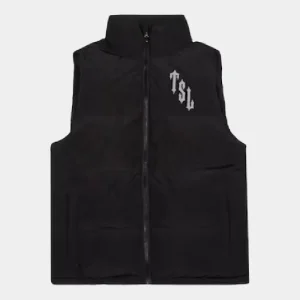 Reflective black Trapstar shooting gilet
