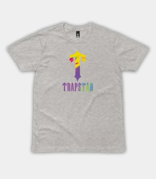 Grey T-For Trapstar Paint T-shirt