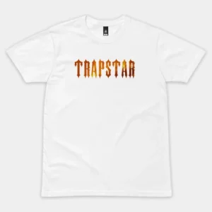 White Trapstar Fire T-shirt
