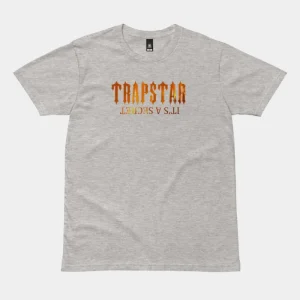 Grey Trapstar It’s A Secret Fire T-shirt