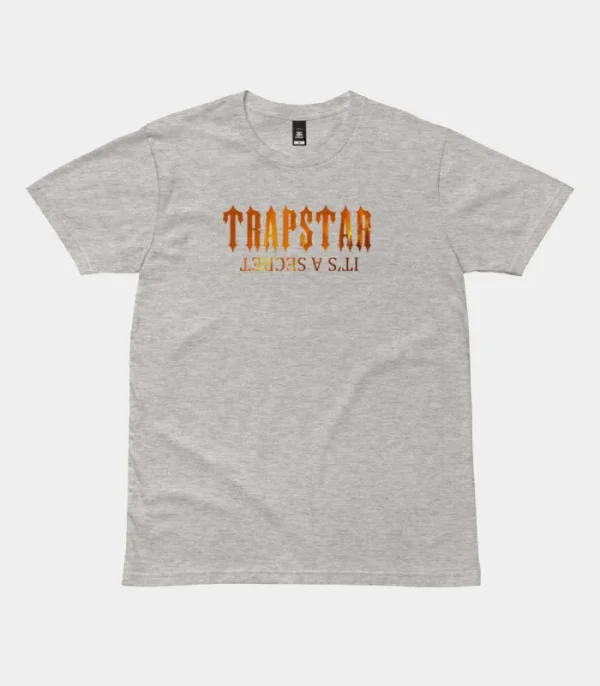 Grey Trapstar It’s A Secret Fire T-shirt