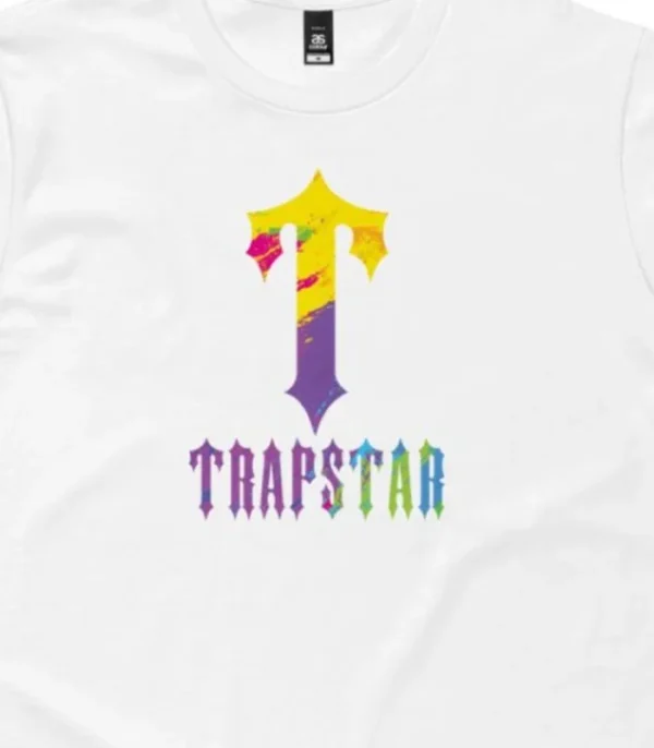 White T-For Trapstar Paint T-shirt