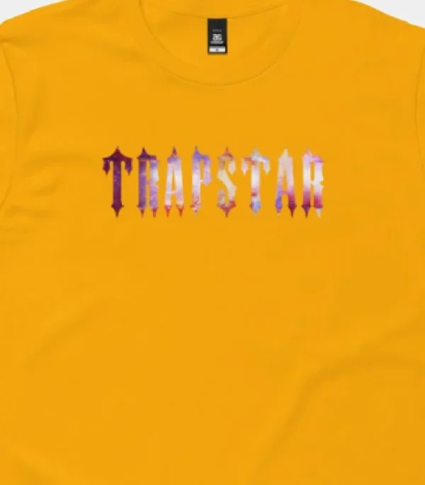 Yellow Galaxy Trapstar T-shirt