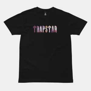 Black Trapstar Galaxy T-shirt