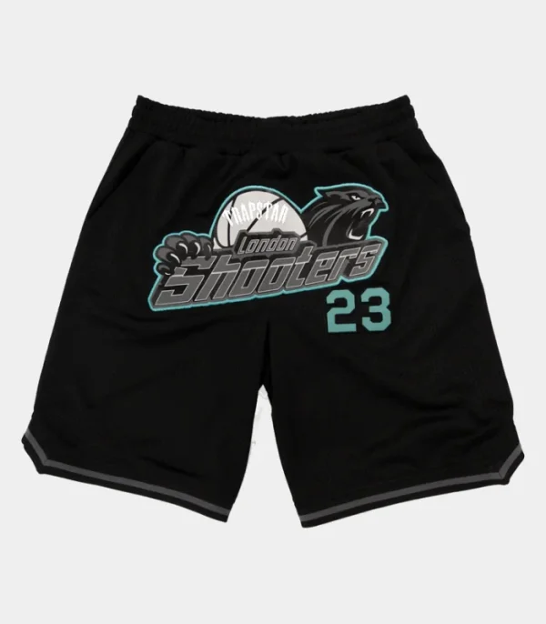 Navy blue basketball shorts by Trapstar Shooters