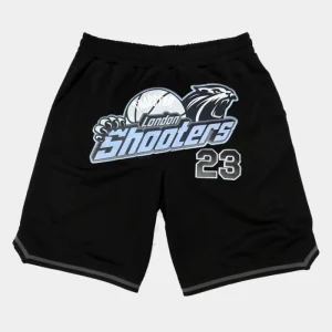 Ice-black basketball shorts by Trapstar Shooters