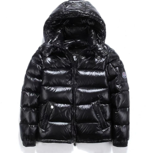 Black shiny Trapstar Irongate padded jacket