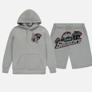 Trapstar Shooter Grey Hoodie Set