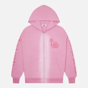 Pink spray Trapstar hoodie