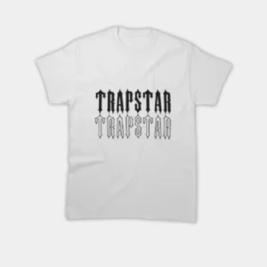 White-black Trapstar Esstional T-shirt