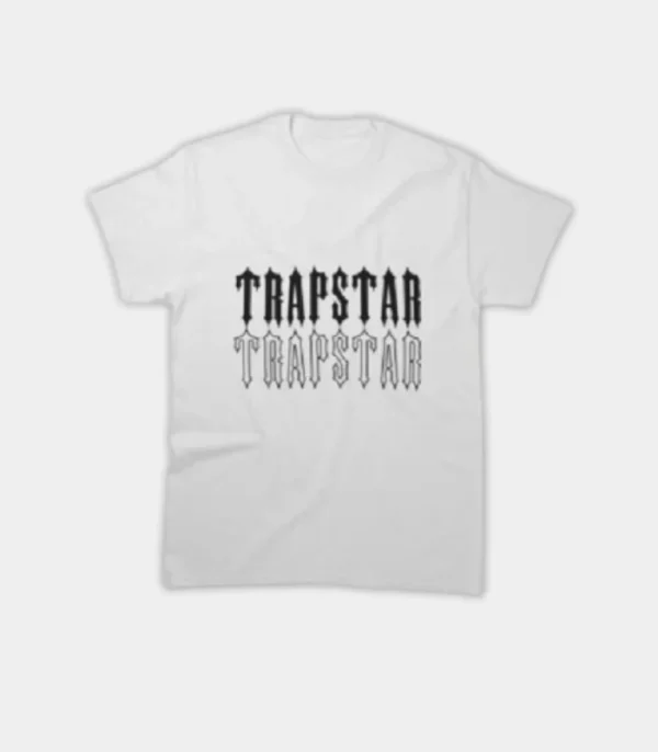 White-black Trapstar Esstional T-shirt