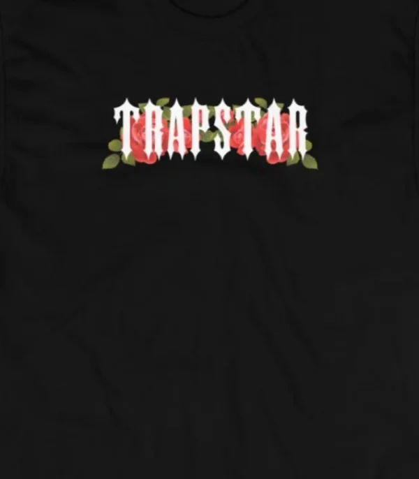 Trapstar black flowers T-shirt