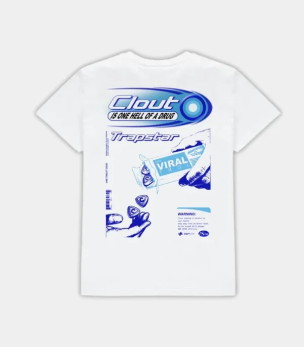 White Trapstar Clout T-shirt