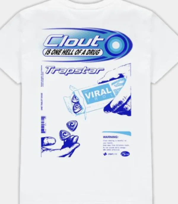 White Trapstar Clout T-shirt