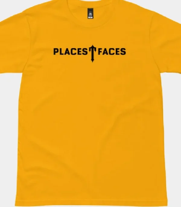 Yellow T-Faces Trapstar Places T-shirt