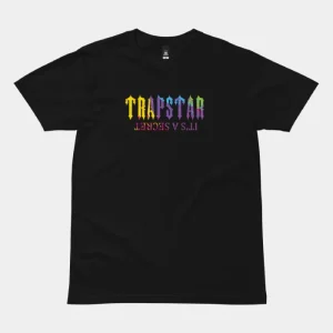 Black Trapstar secret paint design T-shirt