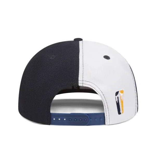 Navy and white Trapstar Irongate snapback