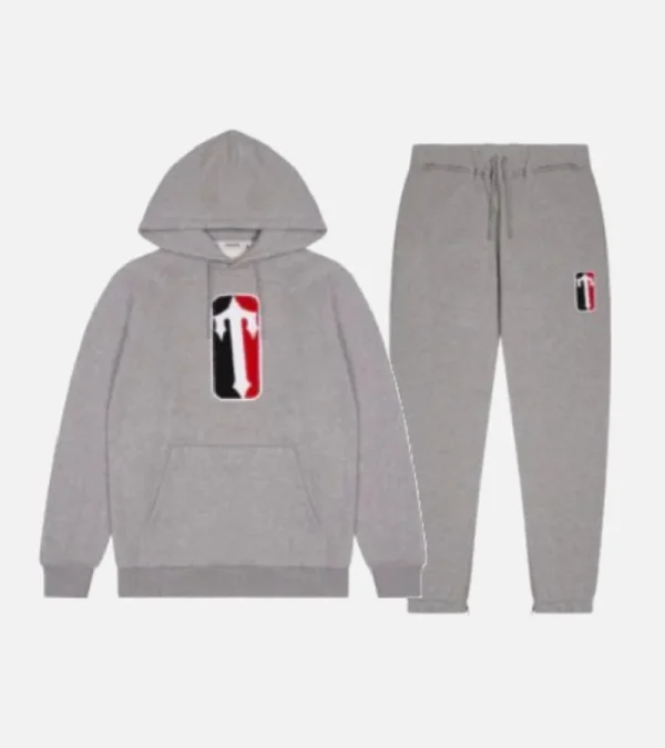 Grey Trapstar Chenille Decoded tracksuit