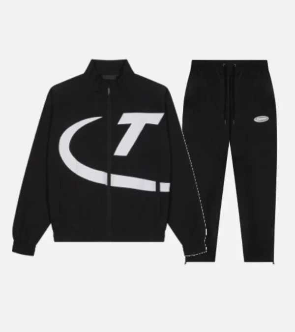 Black and white Trapstar Hyper tracksuit