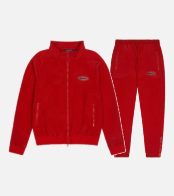 Red Ripstop Trapstar Hyperdrive tracksuit