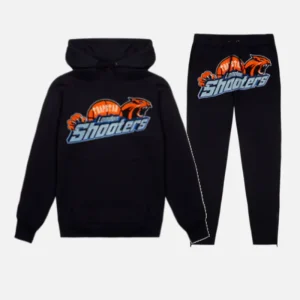 Black Trapstar London Shooters hooded tracksuit