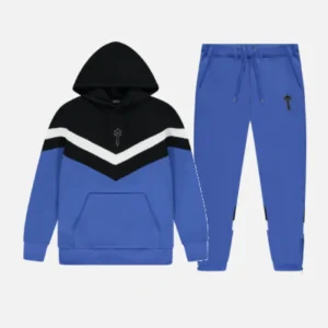 Trapstar V Striped Blue Hoodie