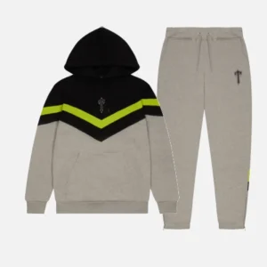 Trapstar V Striped Grey Hoodie