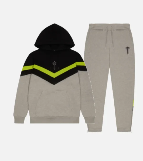 Trapstar V Striped Grey Hoodie